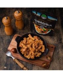 Макароны с говядиной стерилизованные 250 гр (кронидов)