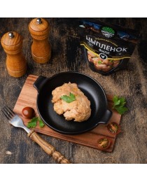 Мясо цыпленка филе в собственном соку стерилизованное 250 гр (кронидов)