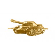 Эмблема петличная Танковые войска левая (золото)