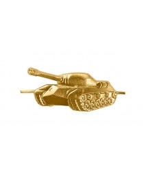 Эмблема петличная Танковые войска левая (золото)