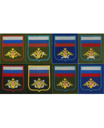 Нашивка шеврон нарукавный вышитый разных родов войск на липучке (под заказ) 