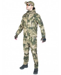 Тактический демисезонный костюм Softshell на флисе 