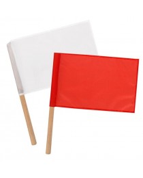 Флажки сигнальные армейские в чехле (красный и белый)